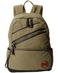 Olive Canvas Backpack