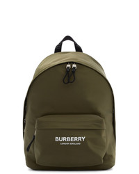 Burberry Green Canvas Jett Backpack