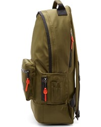 Kris Van Assche Krisvanassche Military Green Nylon Backpack