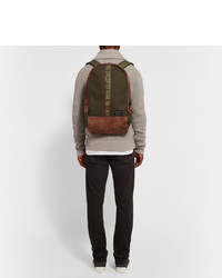 Rag and Bone Rag Bone Derby Cotton Canvas And Suede Backpack
