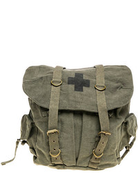 Rothco The Compact Weekender Cross Backpack In Olive