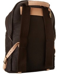 Will Leather Goods Wax Canvas Dome Backpack