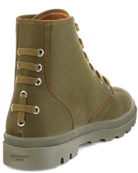 Givenchy Olympus Canvas Combat Boot