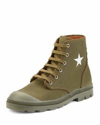 Givenchy Olympus Canvas Combat Boot