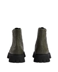 Gucci Gg Leather Boots