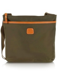 Olive Canvas Crossbody Bag