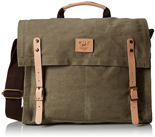 Will Leather Goods Will Leather Wax Coated Canvas Messenger Bag | Where ...
