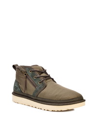 Olive Canvas Desert Boots