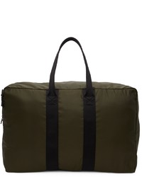 Alexander McQueen Khaki Tag Zipped Duffle Bag