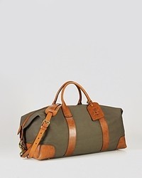 Ralph Lauren Polo Canvas Leather Duffel Bag