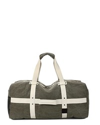 Olive Canvas Duffle Bag
