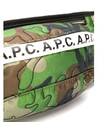 A.P.C. Camouflage Print Belt Bag