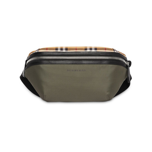 medium vintage check bum bag