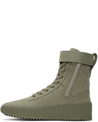 Fear Of God Green Military High Top Sneakers