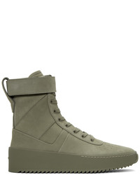Fear Of God Green Military High Top Sneakers