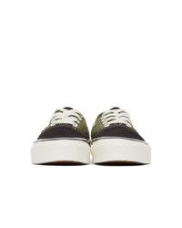 Vans Black And Green Og Authentic Lx Sneakers