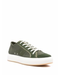 Stone Island Compass Badge Low Top Sneakers