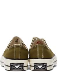 Converse Green Chuck 70 Ox Low Sneakers