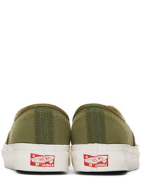 Vans Green Og Authentic Lx Sneakers