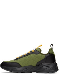 VERSACE JEANS COUTURE Green Wave Sneakers