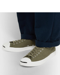 Converse Jack Purcell Ox Rubber Trimmed Canvas Sneakers