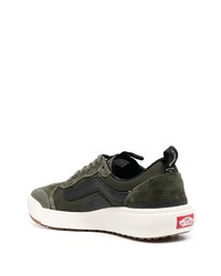 Vans Leather Lace Up Sneakers