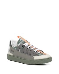 Pierre Hardy Low Top Leather Sneakers