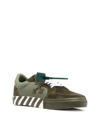 Off-White Panelled Leather Sneakers