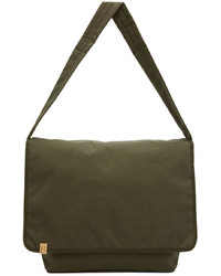 VISVIM Green Cordura 24l Messenger Bag