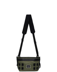 Acne Studios Khaki Logo Plaque Belt Messenger Bag