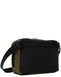 Master-piece Co Khaki Nylon Messenger Bag