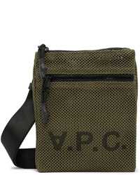 A.P.C. Khaki Rebound Messenger Bag