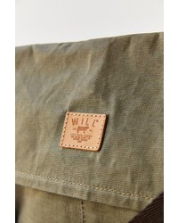 Will Leather Goods Wax Coated Canvas Messenger Bag