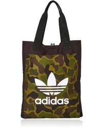 adidas Black Canvas Shopper Bag