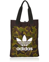 adidas Black Canvas Shopper Bag
