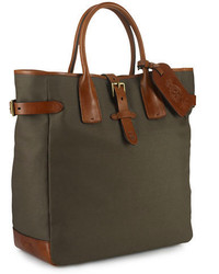 Polo Ralph Lauren Canvas Leather Tote