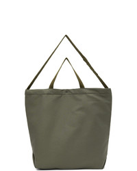 Engineered Garments Khaki Cotton Carry All Tote