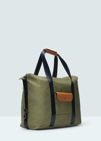 Tote bag large (Felicity) Mango leather - green details – Wild Harry