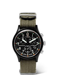 Timex Mk1 Camper Chronograph 40mm Aluminium And Webbing Watch