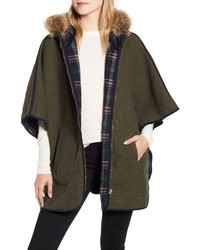 Joules Everly Reversible Wool Blend Cape
