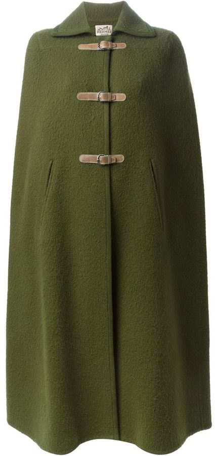 Hermes Olive Green Overcoat