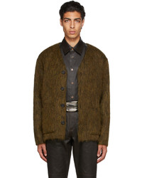 Our Legacy Brown Mohair Cardigan