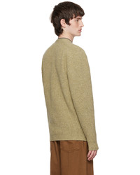 Lemaire Green Dropped Shoulders Cardigan