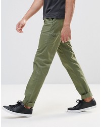 Lee Cargo Pants Tapered Fit Stretch Twill In Green