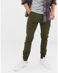 Chasin' Cargo Trousers Green