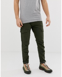 BLEND Cargo Trousers In Khaki With Pockets