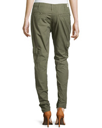 True Religion Celina Relaxed Rolled Cargo Pant Dusty Olive