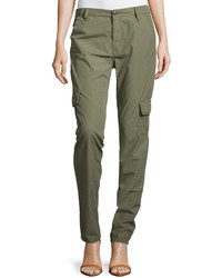 True Religion Celina Relaxed Rolled Cargo Pant Dusty Olive