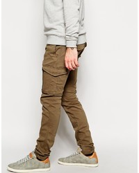 Diesel Chinos Chi Groove Slim Tapered Fit Cargo Pockets
