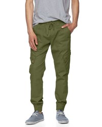 Ellington By Well Versed Twill Cargo Jogger Pants